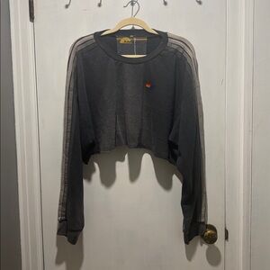 New AVIATOR NATION cropped 5 stripe sweatshirt